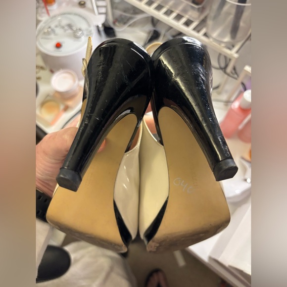 Anne Klein Black Slingback Heels - Picture 5 of 7